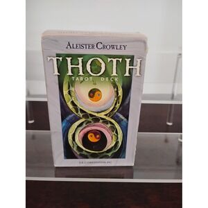 Aleister‎ Crowley Thoth Small Tarot Deck 78 Cards US Games Systems CR80 Booklet